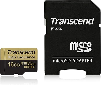 トランセンド 高耐久 microSDカード 16GB MLCフラッシュ搭載 ドライブレコーダー セキュリティカメラ用 S