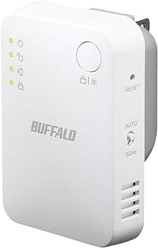 バッファロー WiFi 無線LAN 中継機 有線LANポート搭載 Wi-Fi5 11ac 433+300Mbps コンセ